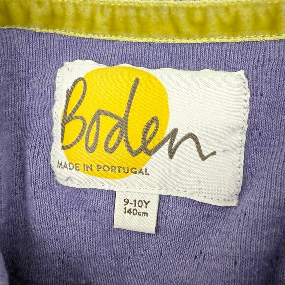 Boden Purple Pointelle Shirt - Picture 3 of 5